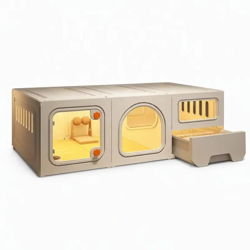 럭셔리 글래스 친환경 고양이 빌라, 초대형 공간, 서랍 - Sustainable Living Spaces 리뷰 및 가격